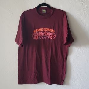 NWOT Vintage MR. BOSTON STRAWBERRY SCHNAPPS Shirt